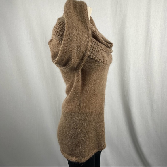 Cassis Cowl Neck Camel Colour Sweater M - Picture 4 of 9